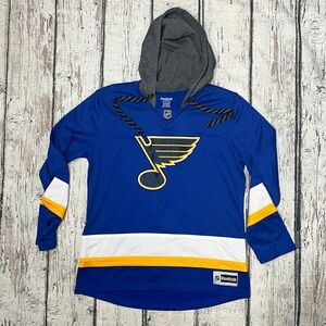 St. Louis Blues NHL Hockey Women's Jersey Hoodie Pullover Sweatshirt